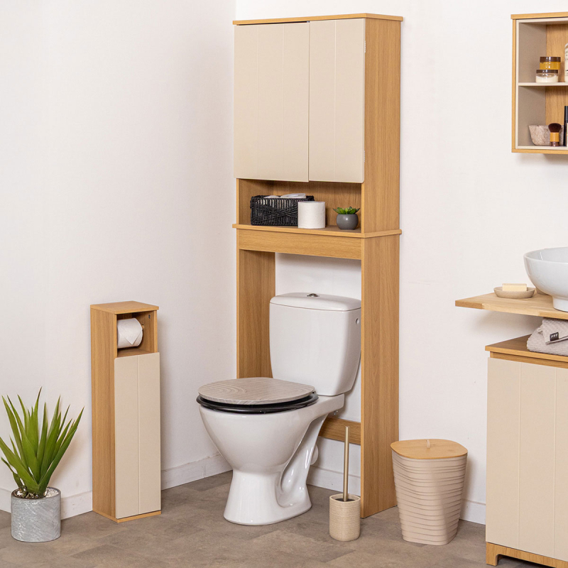 Ντουλάπι Μπάνιου Επιδαπέδιο Με Ράφι (63x23x179) T-D Rivoli 9904824