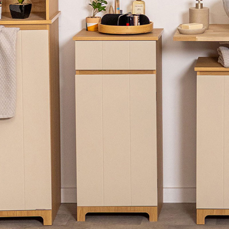 Ντουλάπι Μπάνιου Δαπέδου Με Συρτάρι (38x30x83) T-D Rivoli 9901824