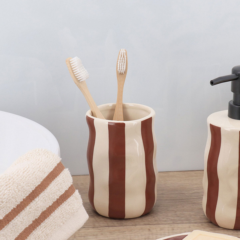 Ποτηροθήκη Μπάνιου (Φ8x11.6) T-D Mocha 61192164