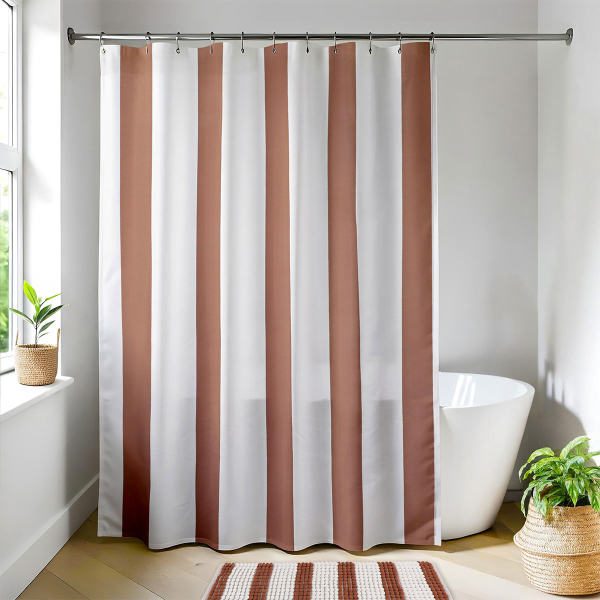 Κουρτίνα Μπάνιου (180x200) Με Κρίκους T-D Louise 1200832