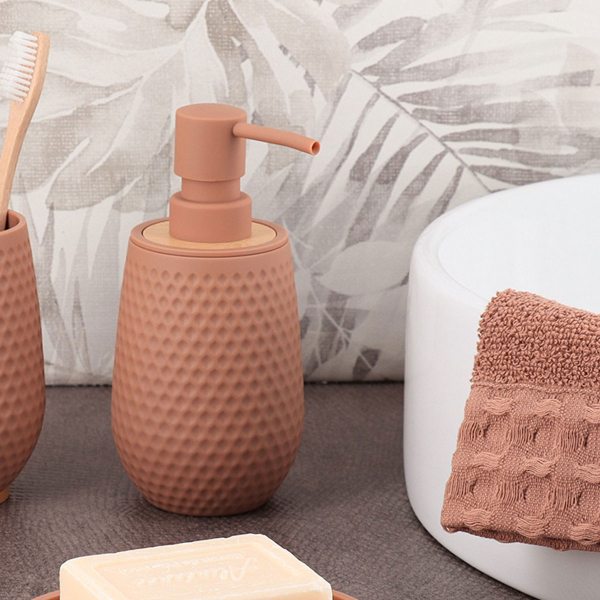 Dispenser Μπάνιου 280ml (Φ8x17) T-D Honeycomb Cappuccino 62196166