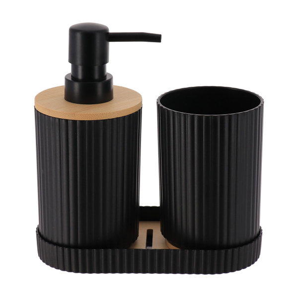 Αξεσουάρ Μπάνιου (Σετ 3τμχ) T-D Black 6805103