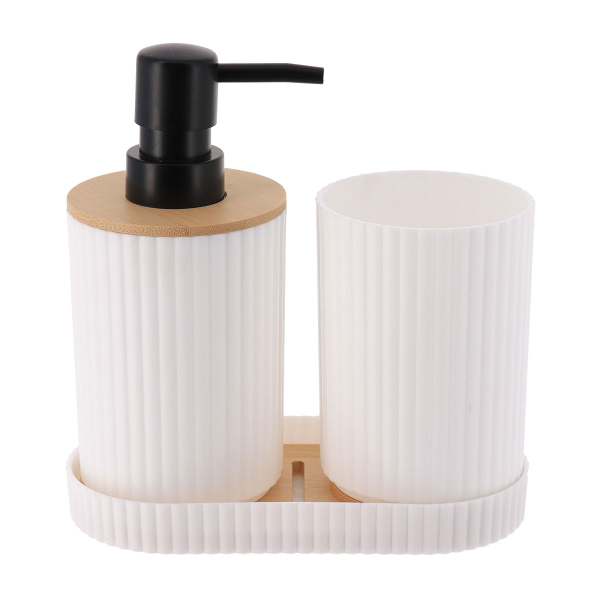 Αξεσουάρ Μπάνιου (Σετ 3τμχ) T-D White 6805100