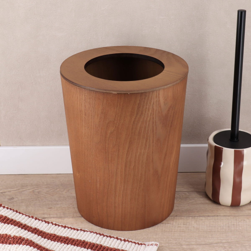 Κάδος Απορριμμάτων (Φ22.5x28) T-D 9lt Brown 6553160