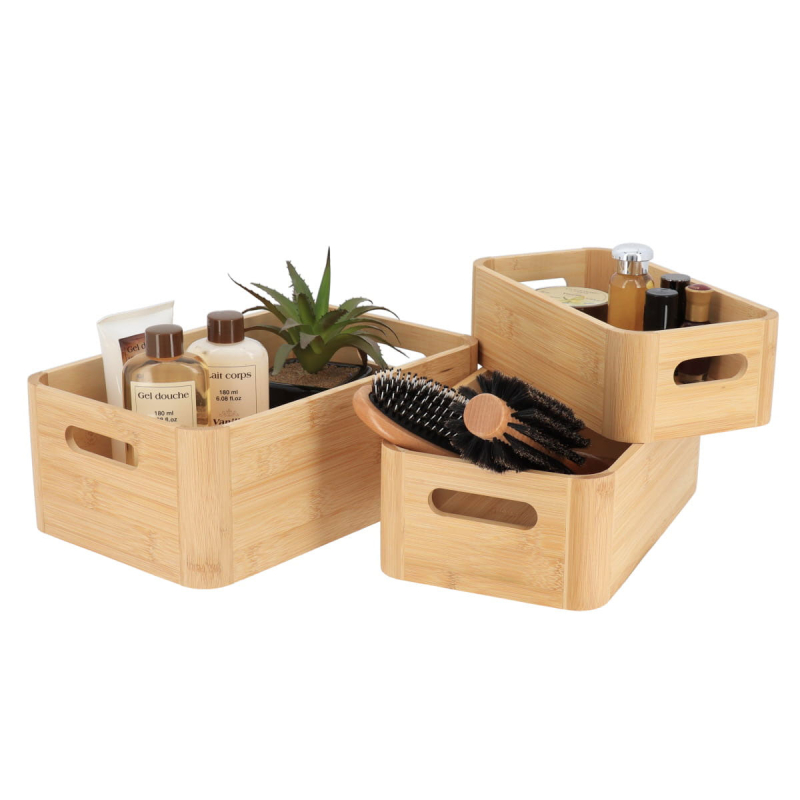 Κουτιά Αποθήκευσης (Σετ 3τμχ) T-D Bamboo 84251195