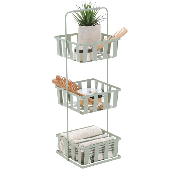 Ραφιέρα Δαπέδου 3 Θέσεων (18x18x56.5) T-D Sage Green 98272144