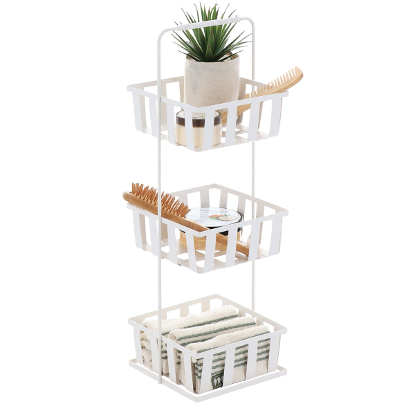 Ραφιέρα Δαπέδου 3 Θέσεων (18x18x56.5) T-D Ivory 98272105