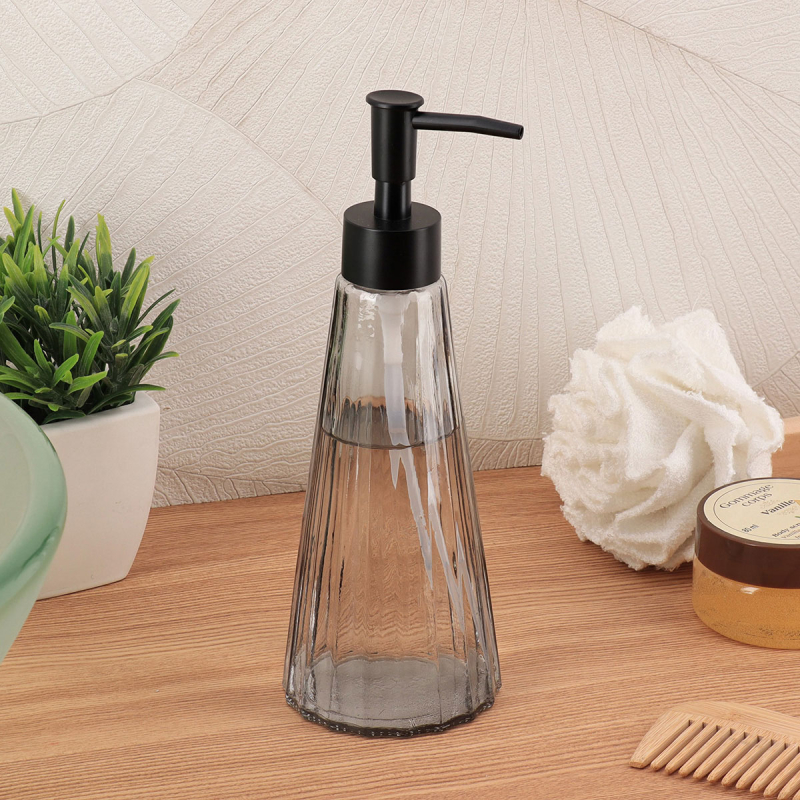 Dispenser Μπάνιου 300ml (Φ8x22.5) T-D Translucent Black 62201103