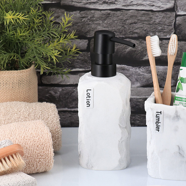 Dispenser Μπάνιου 400ml (7.5x7.5x19.5) T-D Paola Square Marble 62198602