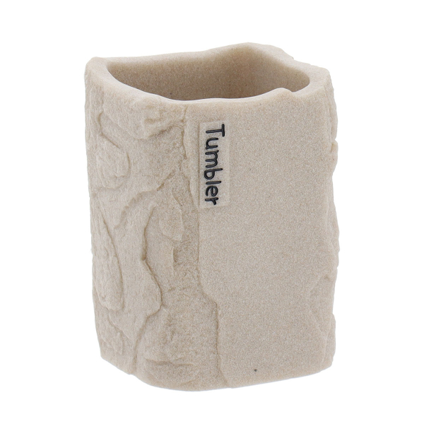 Ποτηροθήκη Μπάνιου (7.5x7.5x10.3) T-D Paola Square Natural 61198103