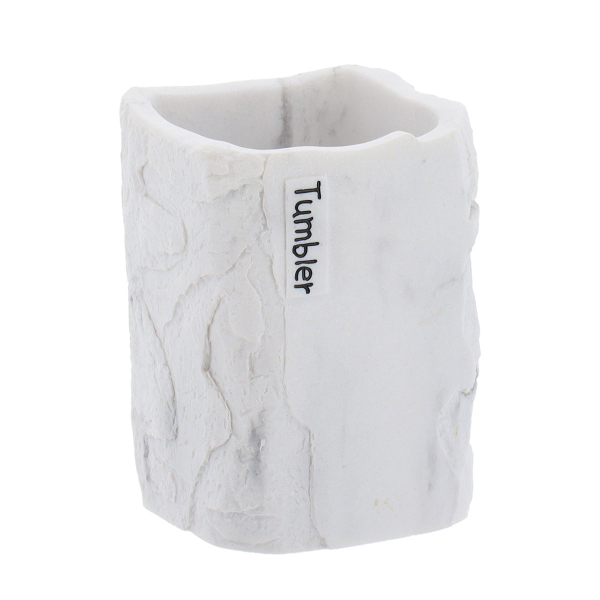 Ποτηροθήκη Μπάνιου (7.5x7.5x10.3) T-D Paola Square Marble 61198602