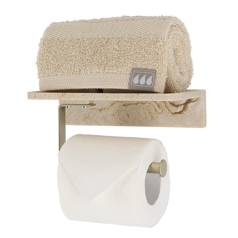 Χαρτοθήκη Με Ράφι T-D Travertin 67194611