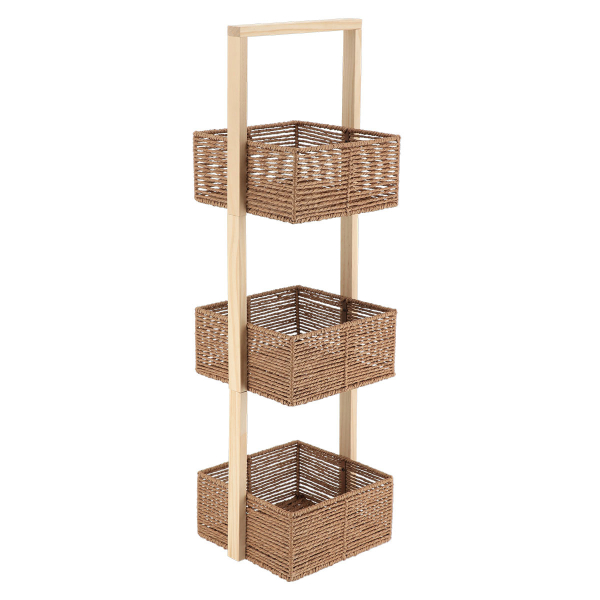 Ραφιέρα Δαπέδου 3 Θέσεων (28x25x90) T-D Natural - Mocha 98273164