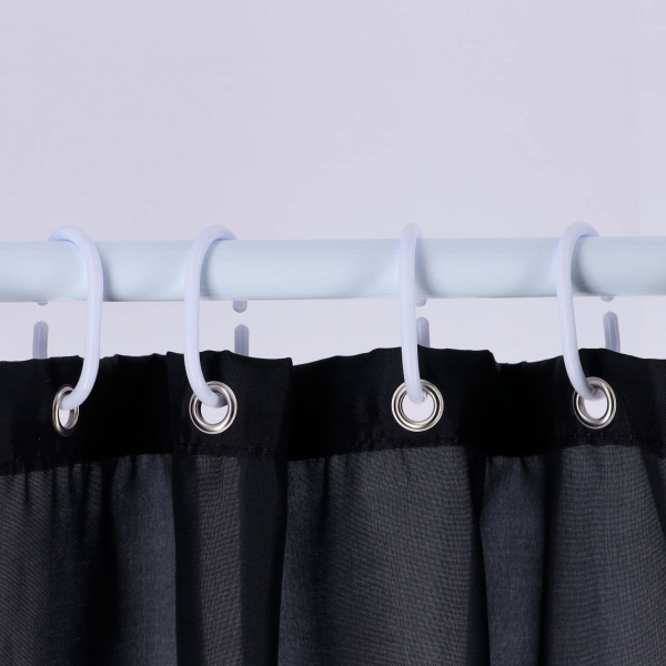 Κρίκοι Κουρτίνας Μπάνιου 12τμχ T-D White 2200100