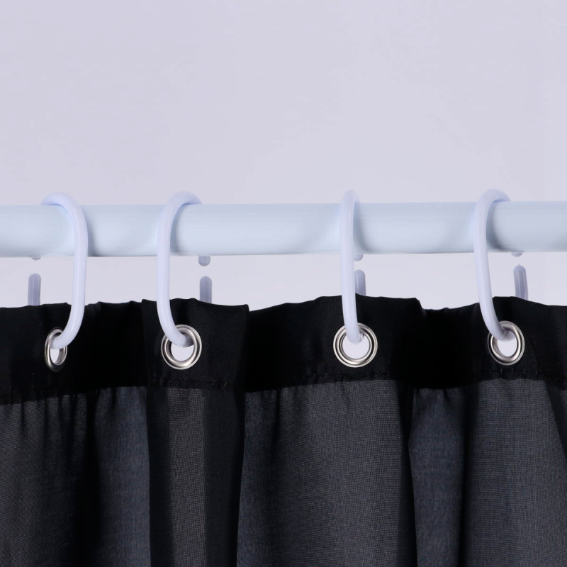 Κρίκοι Κουρτίνας Μπάνιου 12τμχ T-D White 2200100