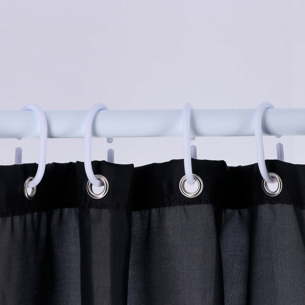 Κρίκοι Κουρτίνας Μπάνιου 12τμχ T-D White 2200100