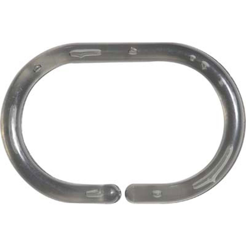 Κρίκοι Κουρτίνας Μπάνιου 12τμχ T-D Grey 2201180