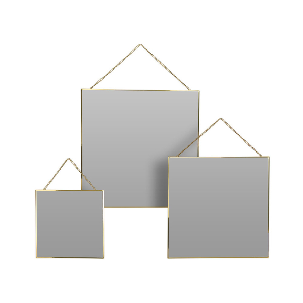 Διακοσμητικοί Καθρέφτες Τοίχου (Σετ 3τμχ) K-M C37008320