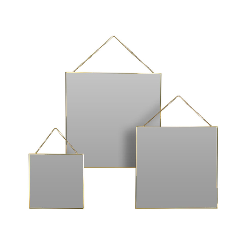 Διακοσμητικοί Καθρέφτες Τοίχου (Σετ 3τμχ) K-M C37008320