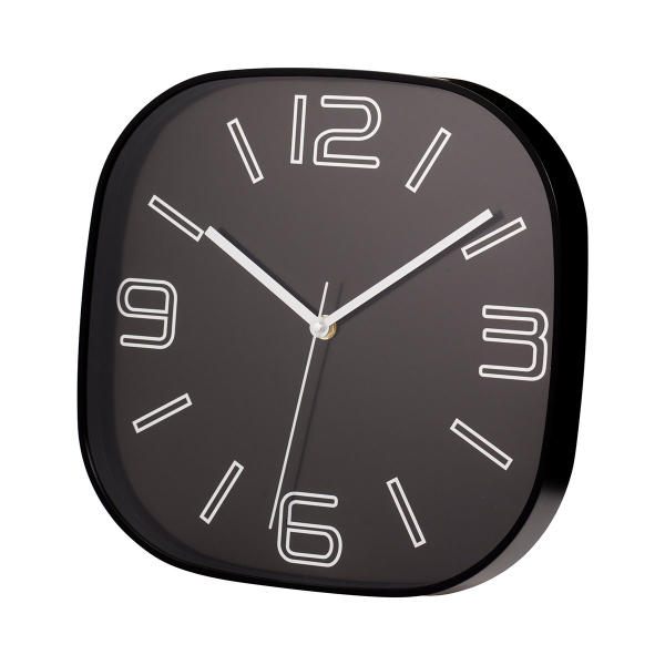 Ρολόι Τοίχου (28x4x28) K-M Black 837362610