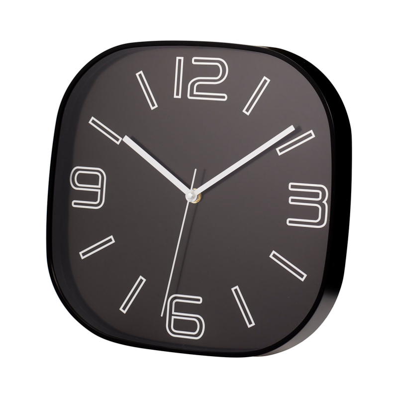 Ρολόι Τοίχου (28x4x28) K-M Black 837362610