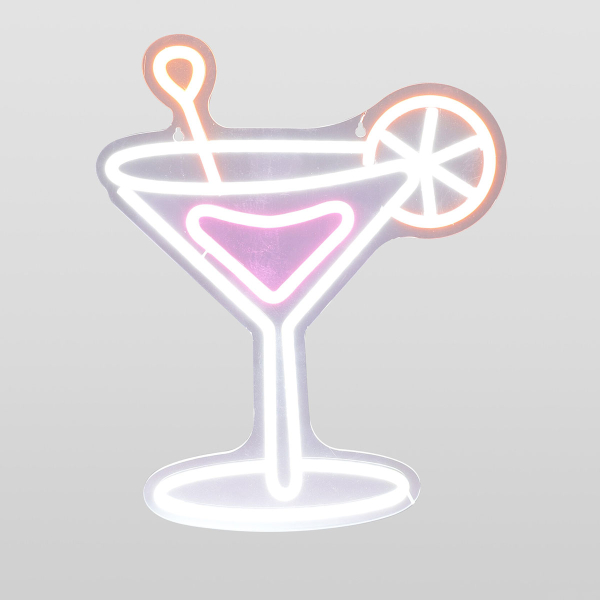 Διακοσμητικό Τοίχου Με Neon (32x38) K-M Coctail NE1100230