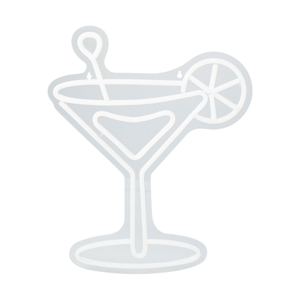 Διακοσμητικό Τοίχου Με Neon (32x38) K-M Coctail NE1100230