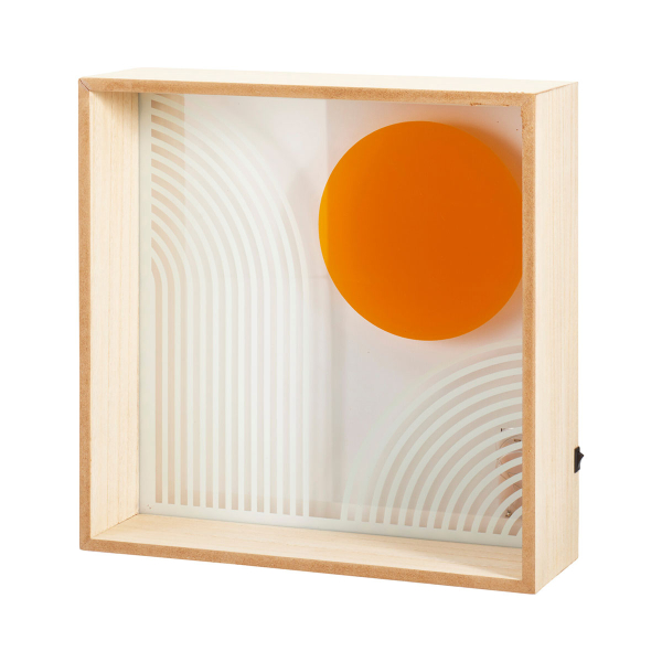 Διακοσμητικό Τοίχου Με Led (30x10x30) K-M Sun DD1001270