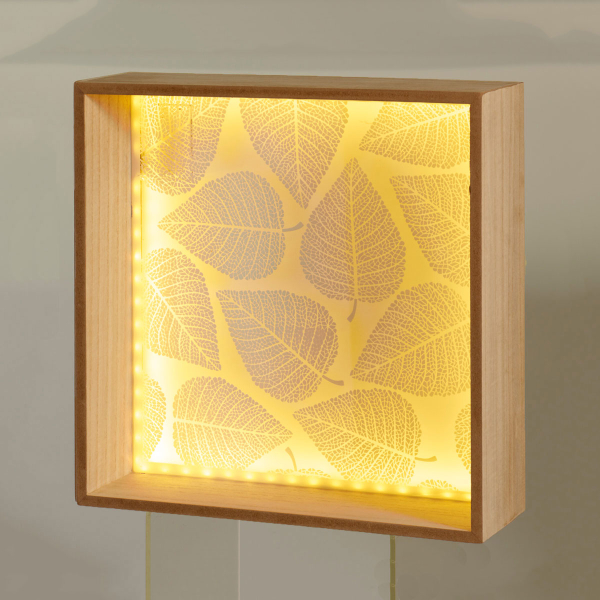 Διακοσμητικό Τοίχου Με Led (30x10x30) K-M Leaves DD1001270