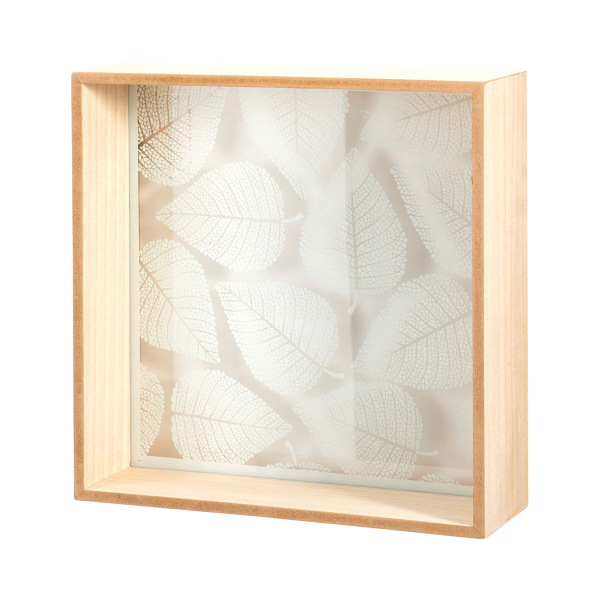 Διακοσμητικό Τοίχου Με Led (30x10x30) K-M Leaves DD1001270