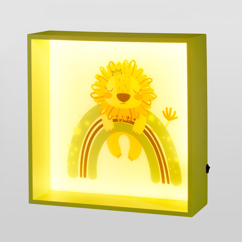 Διακοσμητικό Τοίχου Με Led (30x10x30) K-M Lion DD1200020