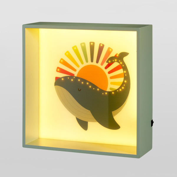 Διακοσμητικό Τοίχου Με Led (30x10x30) K-M Whale DD1200020
