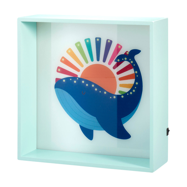 Διακοσμητικό Τοίχου Με Led (30x10x30) K-M Whale DD1200020