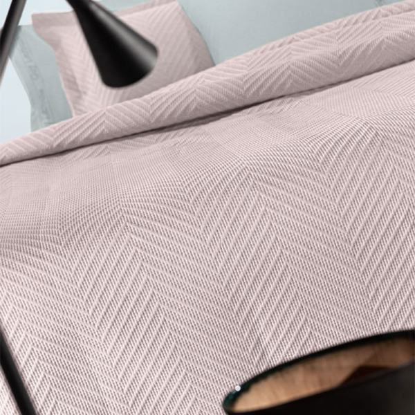 Κουβερλί Ημίδιπλο (180x240) + Διακοσμητική Μαξιλαροθήκη Guy Laroche Hamptons Sepia