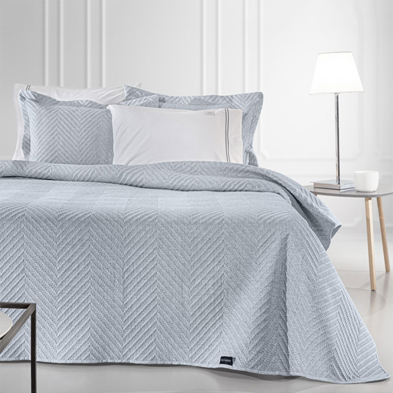 Κουβερλί King Size (250x240) + Διακοσμητική Μαξιλαροθήκη Guy Laroche Hamptons Blue