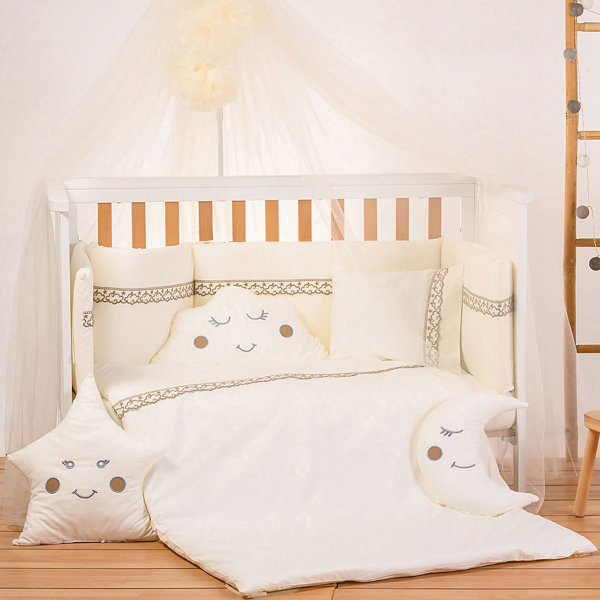 Σετ Κούνιας 11τμχ Abo Cloud Beige