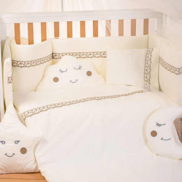 Σετ Κούνιας 11τμχ Abo Cloud Beige