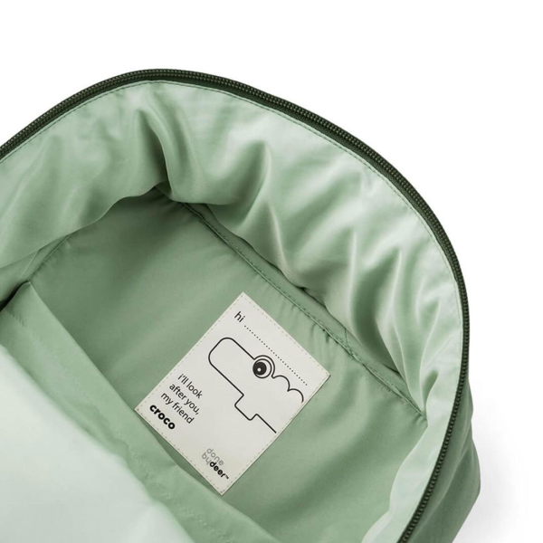 Σχολική Τσάντα Νηπιαγωγείου (32x25x12) Done By Deer Croco Green BR77723