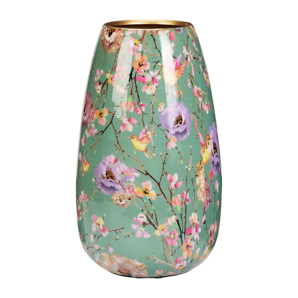 Διακοσμητικό Βάζο (Φ18x30) K-M Green Flower A67825340