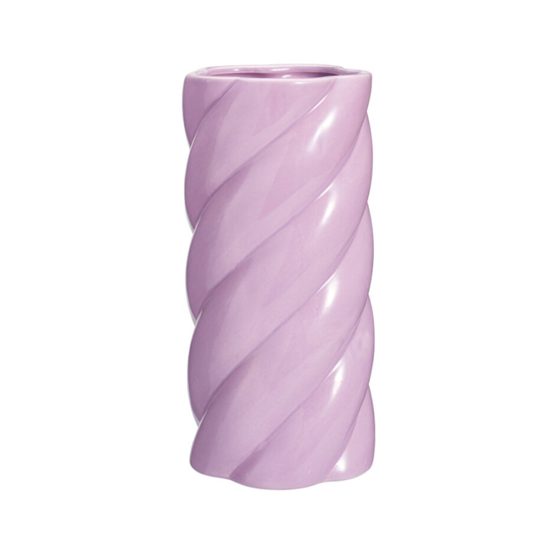 Διακοσμητικό Βάζο (Φ12.5x25) K-M Lilac NB1250040