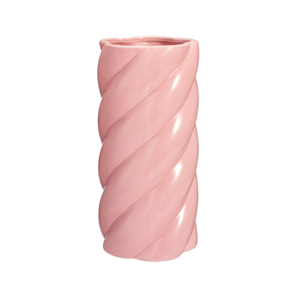 Διακοσμητικό Βάζο (Φ12.5x25) K-M Pink NB1250040