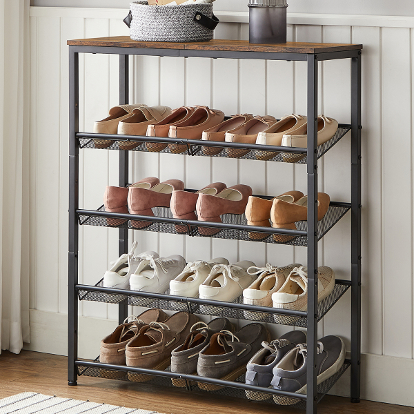 Κονσόλα Εισόδου - Παπουτσοθήκη 16 Θέσεων (75x30x93) Vasagle LBS038KD02