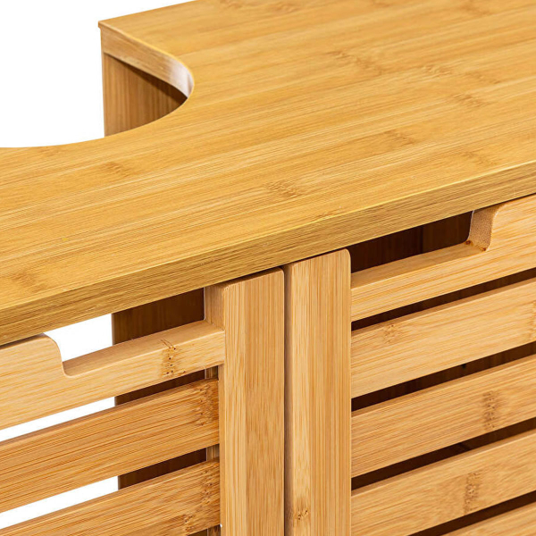 Ντουλάπι Νιπτήρα Μπάνιου (60x28x80) F-V Sicela Bamboo 160817