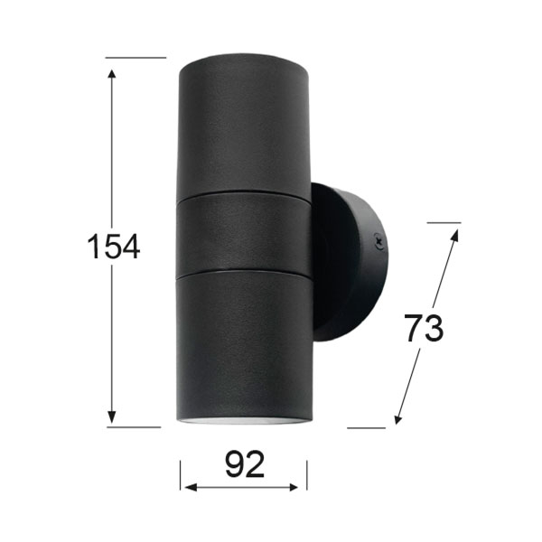 Σποτ Εξωτερικού Χώρου Heronia Lesvos 42-0073 Grey