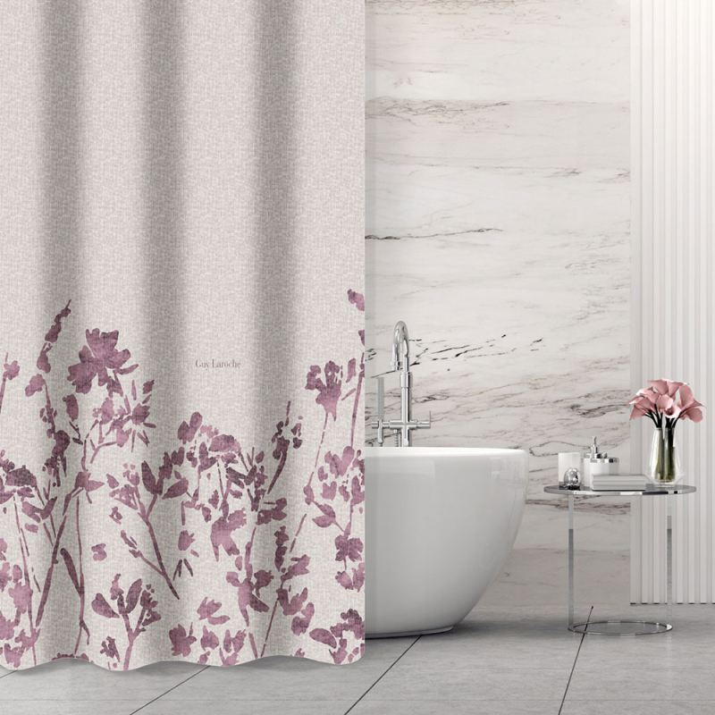 Κουρτίνα Μπάνιου (240x185) Με Τρουκς Guy Laroche Romance Melanze