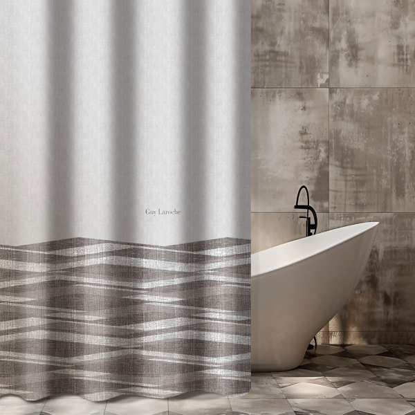 Κουρτίνα Μπάνιου (240x185) Με Τρουκς Guy Laroche Active Taupe