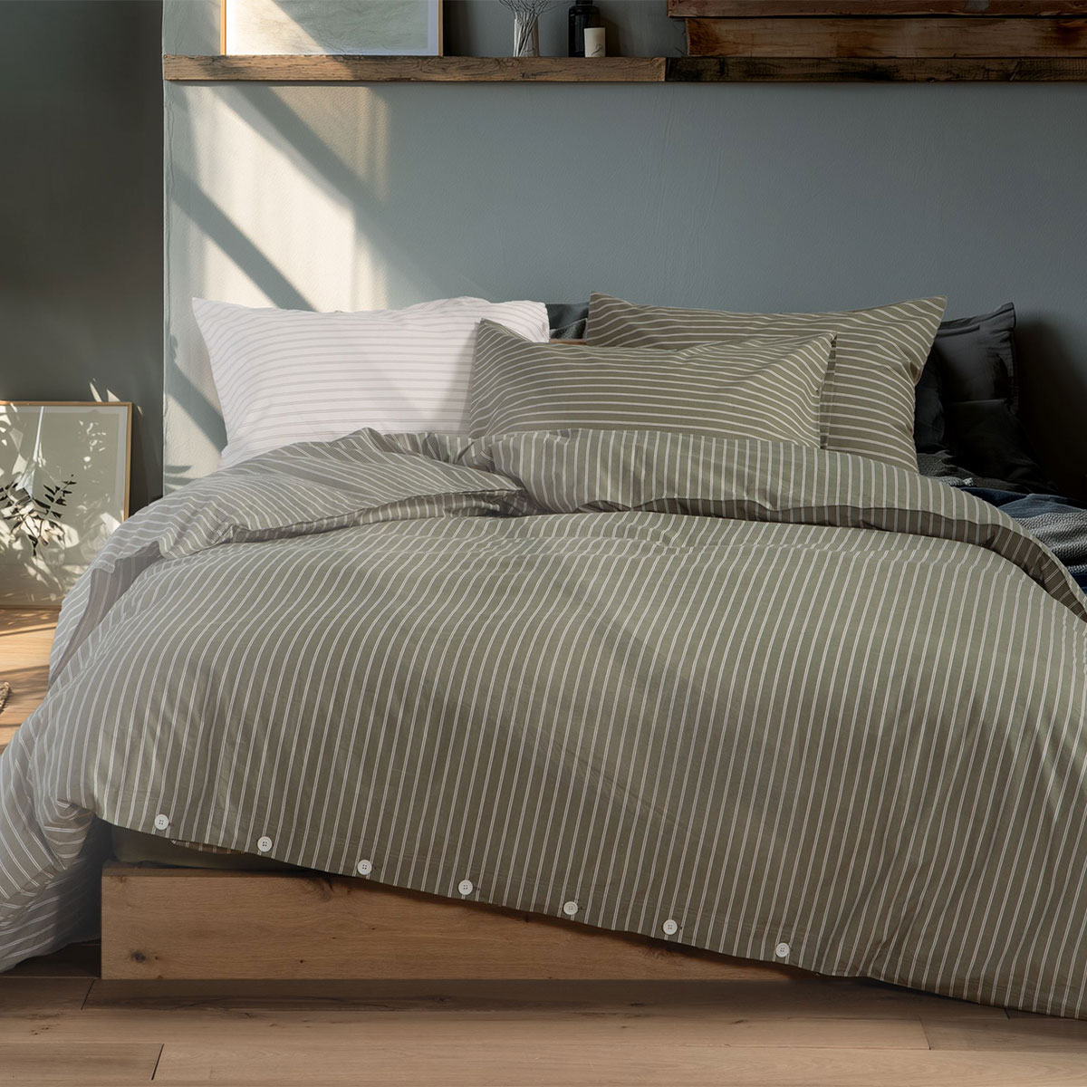 Σεντόνια Διπλά (Σετ) Nautica By Nef-Nef Homeware Nau Coast Green