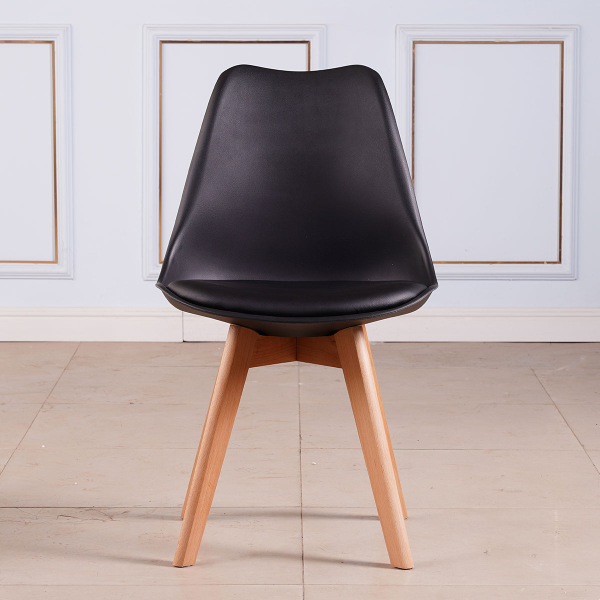 Καρέκλα Τραπεζαρίας (44x51x77) Spitishop Essential Black