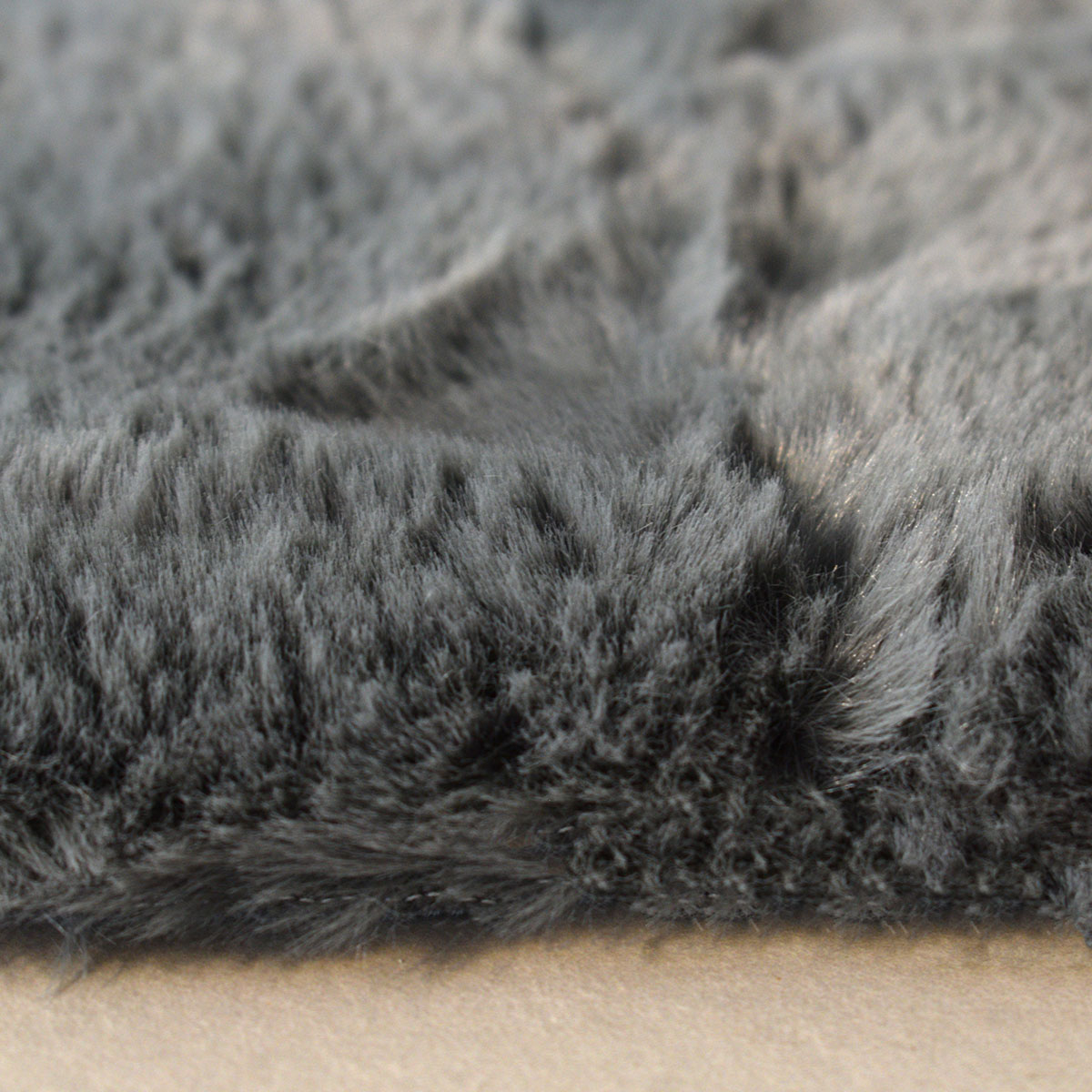 Xαλί Διαδρόμου Γούνινο (80X200) Ravelia Fluffy Dark Grey Home Χαλιά Διάδρομοι Spitishop