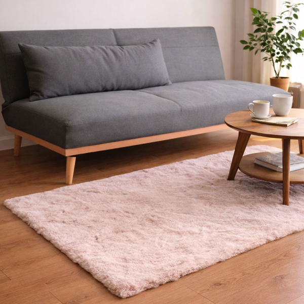 Πατάκι Γούνινο (60x90) Ravelia Fluffy Pink